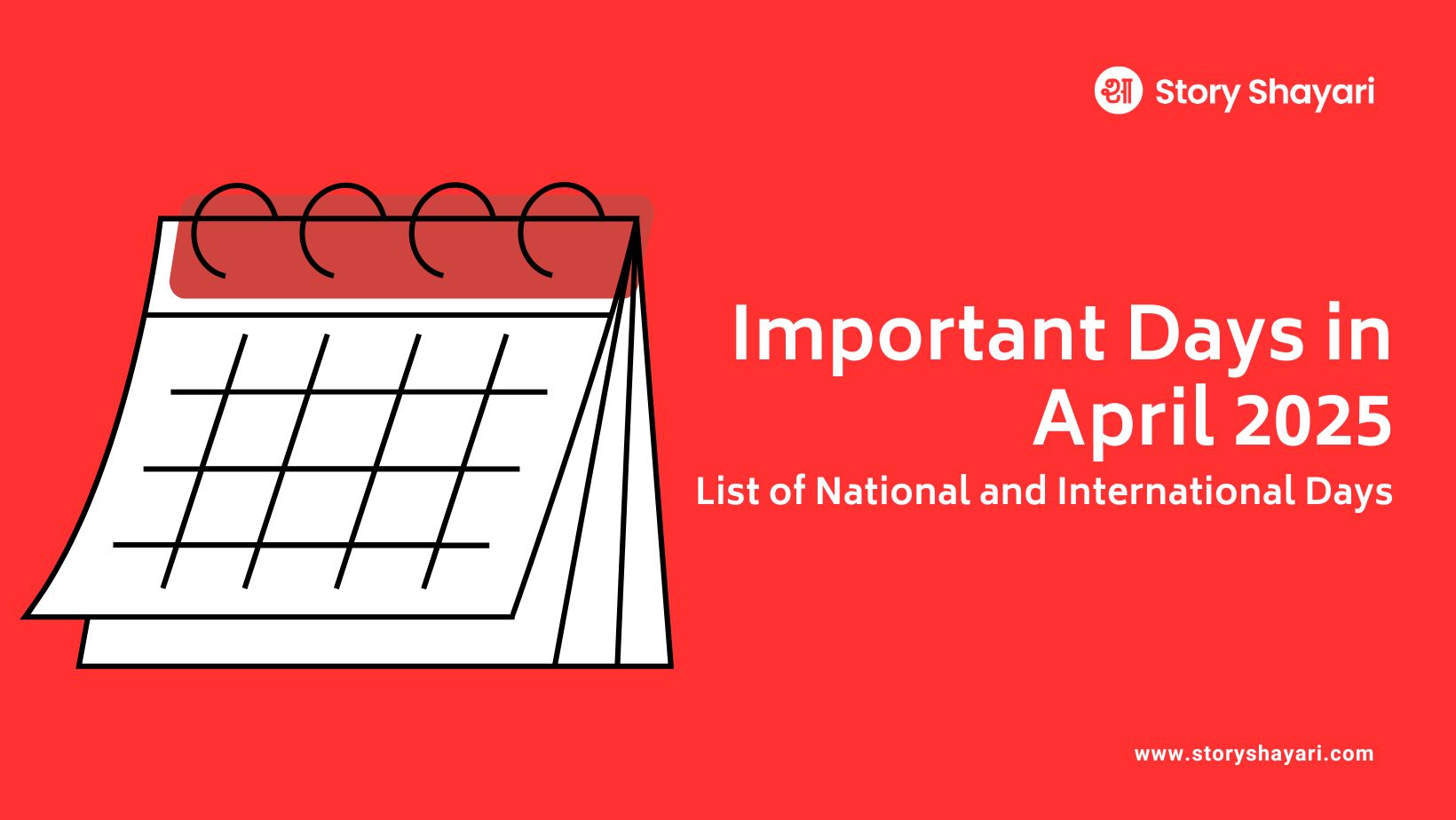 Important Days in April 2025: List of National and International Days