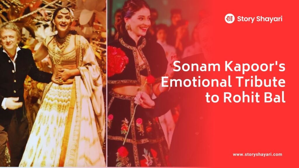 Sonam Kapoor Breaks Down While Remembering Fashion Designer Rohit Bal – Video Goes Viral